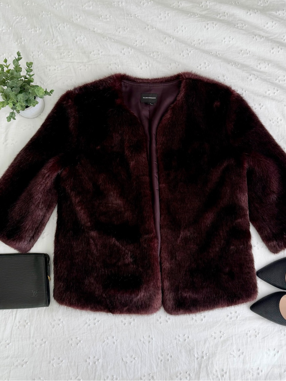 Club Monaco Faux‑Fur Jacket